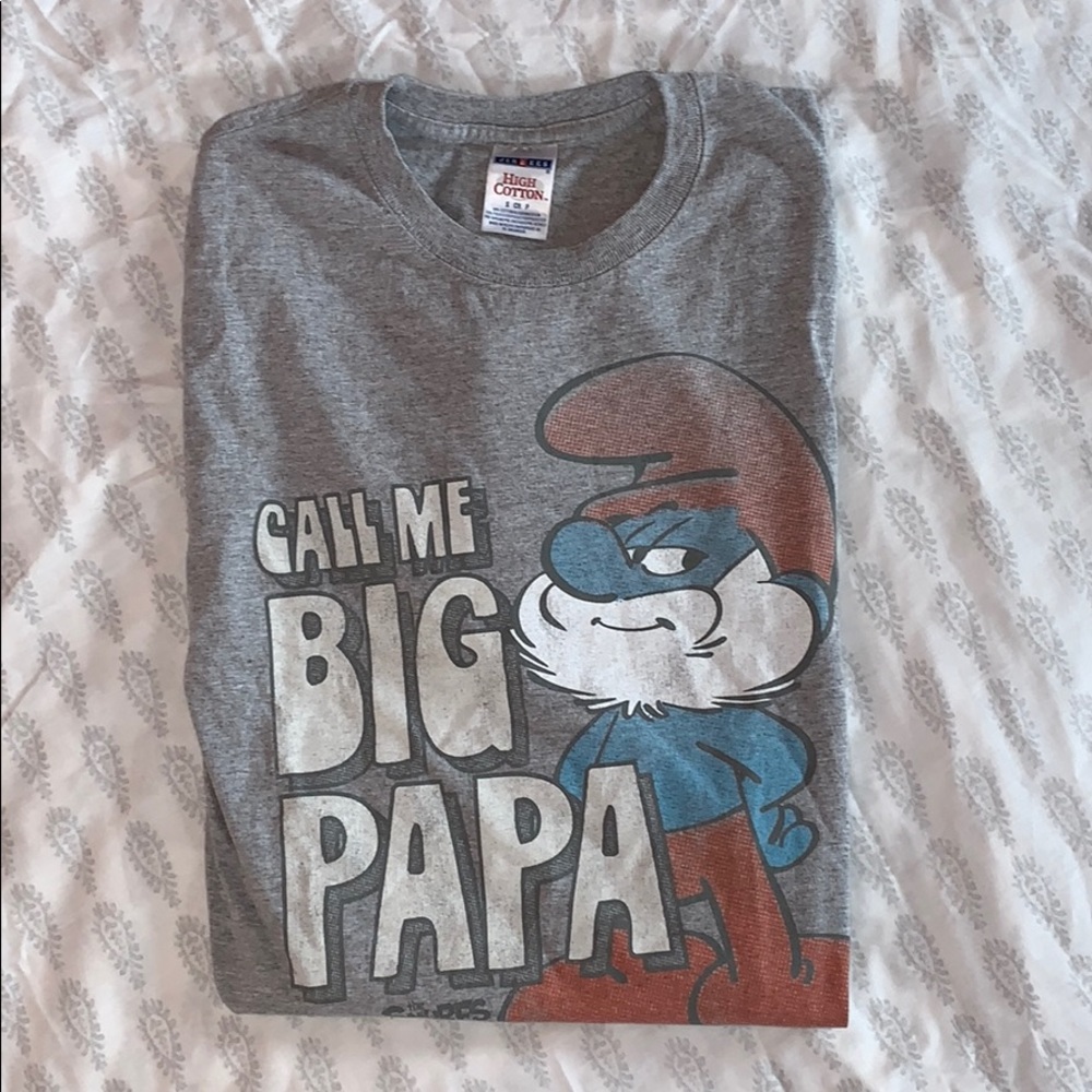 smurf graphic tee